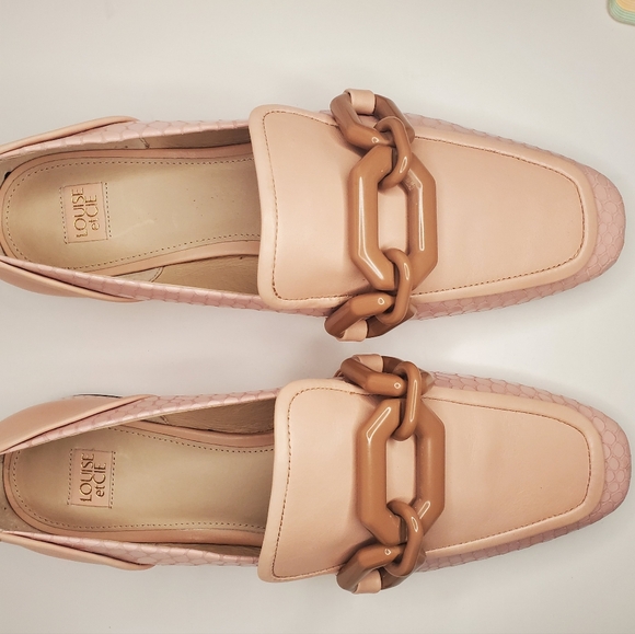 Louis et Cie pink buckle leather loafers - Picture 9 of 11